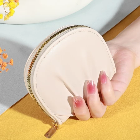 กระเป๋าสตางค์ใบสั้น หนัง Pu พกพาสะดวก กระเป๋าสตางค์ใบสั้น หนัง Pu พกพาสะดวก