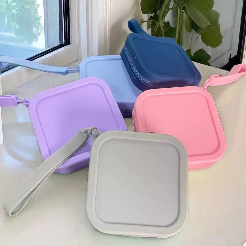 กระเป๋าใส่เหรียญ กระเป๋าสตางค์ซิลิโคน ขนาดเล็ก แพ็ค 5 ชิ้น