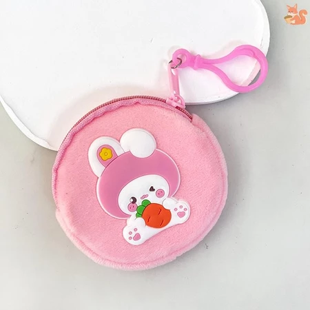 กระเป๋าใส่เหรียญตุ๊กตา น่ารักชมพู กระเป๋าใส่เหรียญตุ๊กตา น่ารักชมพู